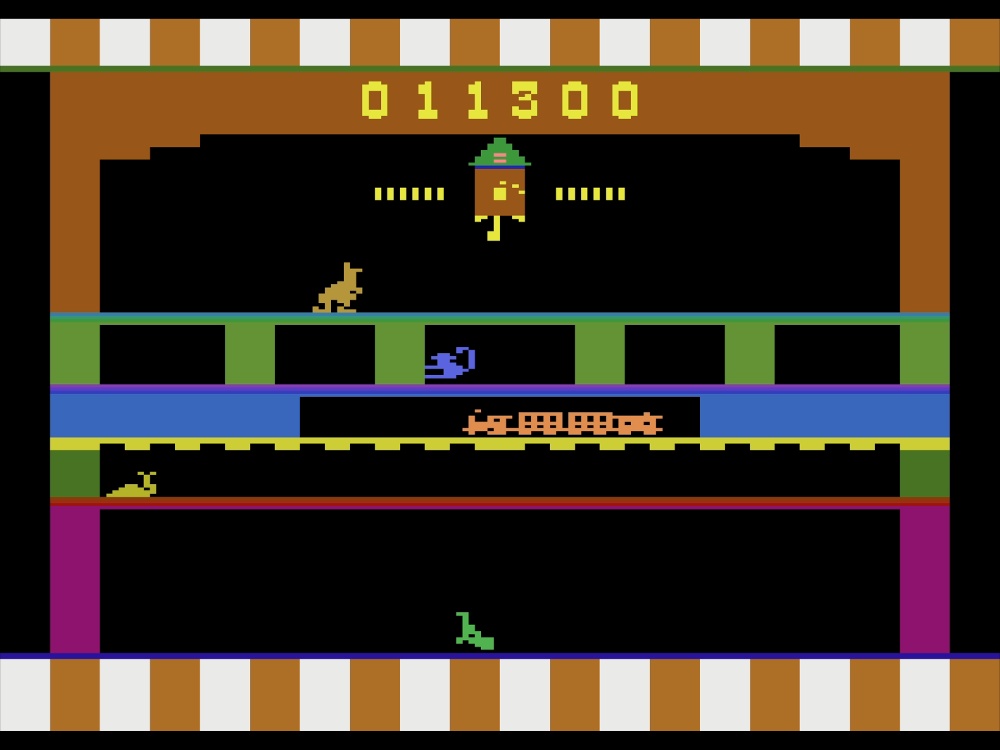 Gameplay of Shootin Gallery for Atari 2600